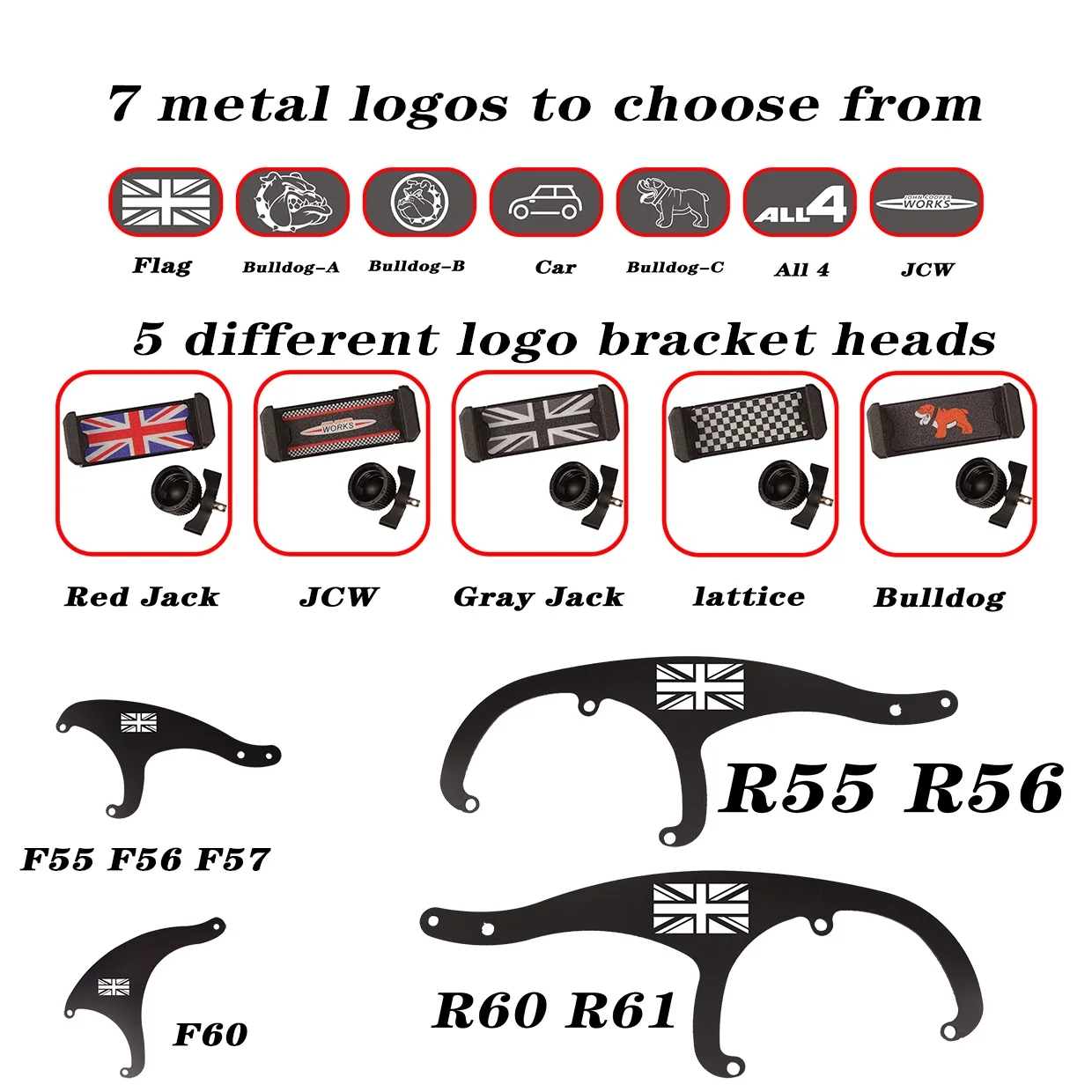 Держатель для смартфона MINI Cooper R60 R61 R55 R56 F54 F55 F56 F57 F60 держатель мобильного телефона