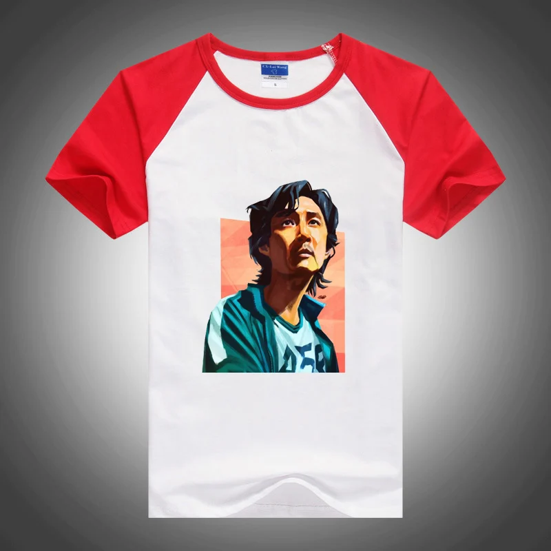 Мужские новые футболки с коротким рукавом и шортами Seong Gi-hun 456 2022 летние модные