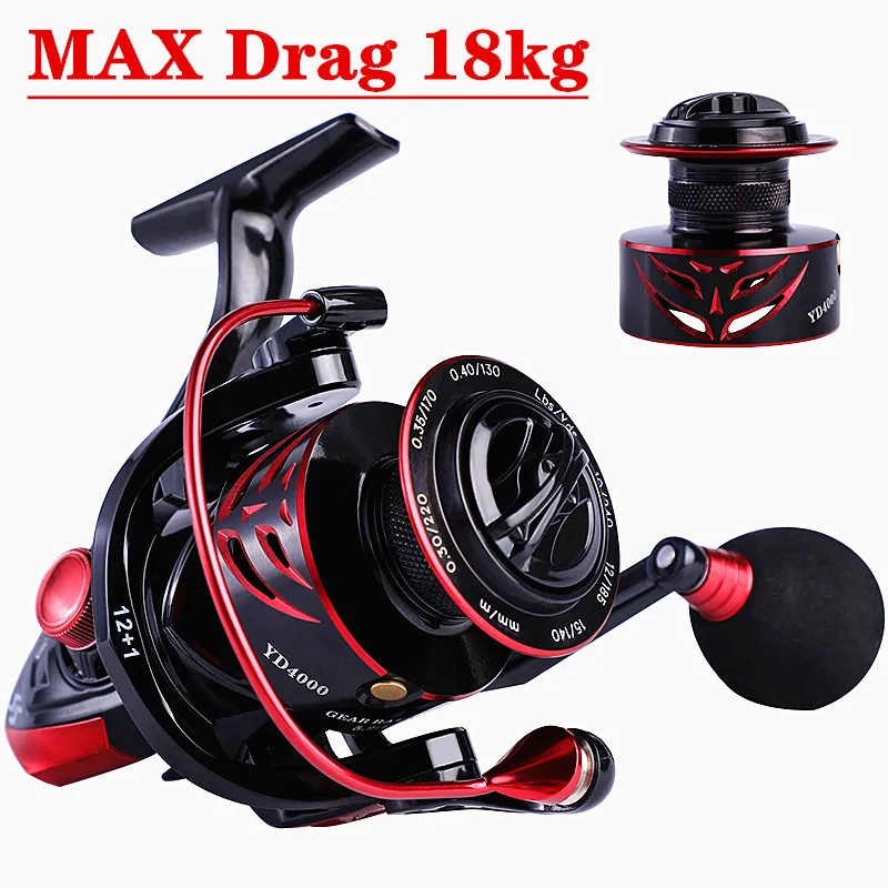 

Sougayilang High Quality 12+1 BB Fishing Reel 5.2:1 /6.2:1 Gear Ratio High Speed Spinning Reel Carp Fishing Reels For Saltwater
