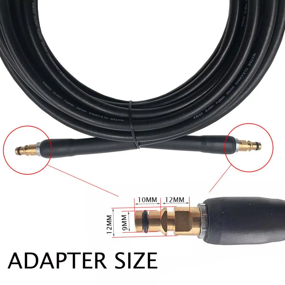 

6~15 meters High Pressure Washer Hose Pipe Cord Car Washer Water Cleaning Extension Hose Water Hose for Karcher Pressure Cleaner
