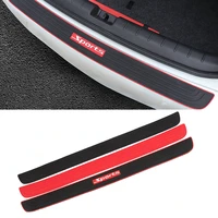 universal car suv trunk rear bumper protection strip sticker rubber pad decal protector auto exterior styling decor accessories