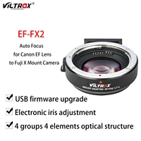viltrox ef fx2 af auto focus lens adapter ring focal reducer booster 0 71x for for canon ef lens to fujifilm fuji x mount camera