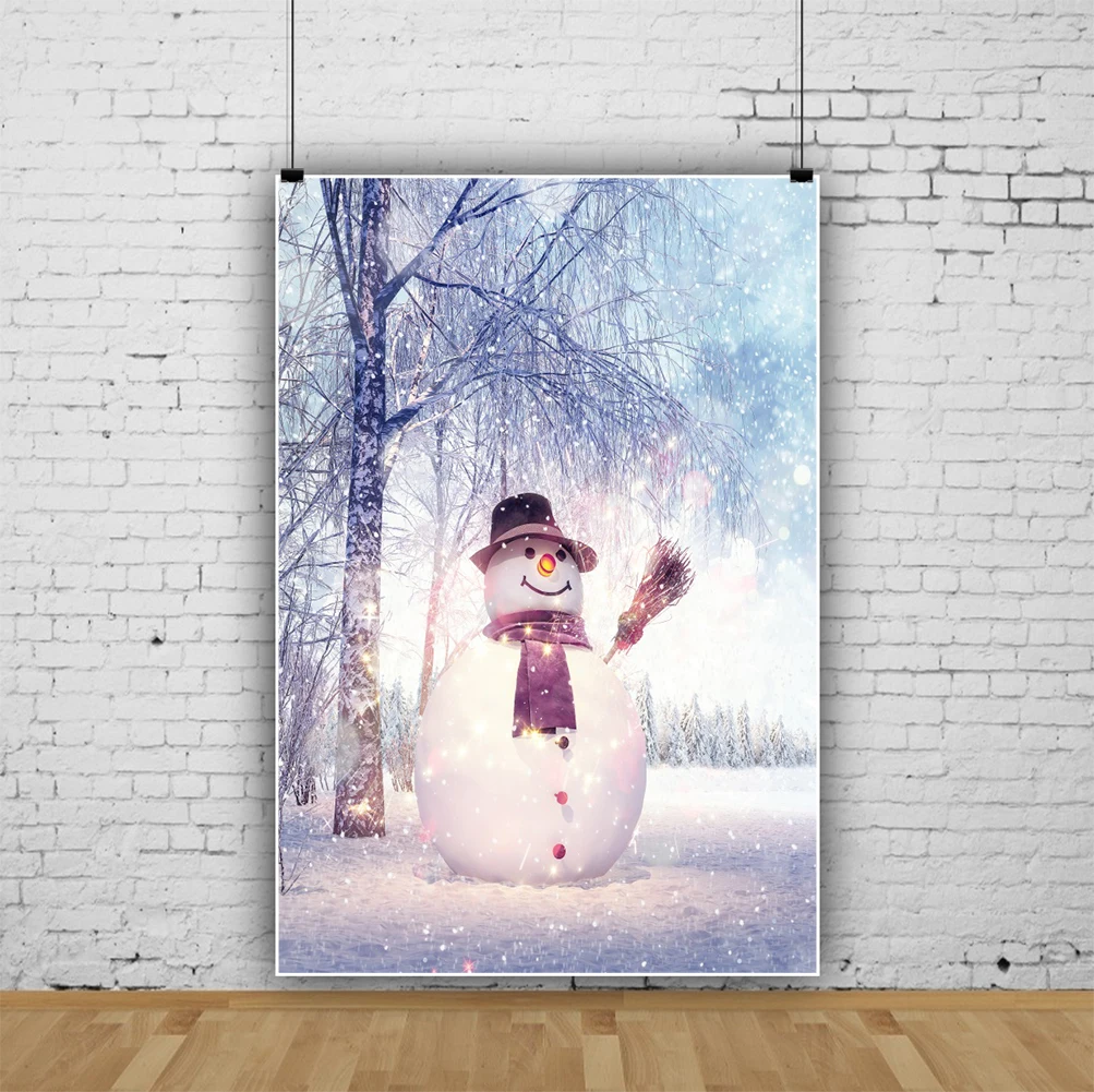 Рисунок 3 - Laeacco Снеговик зима Природный