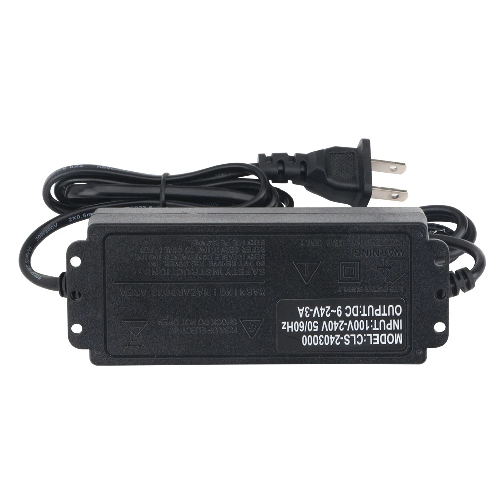 Адаптер питания с регулируемой яркостью и цифровым дисплеем стандарт ЕС/США |