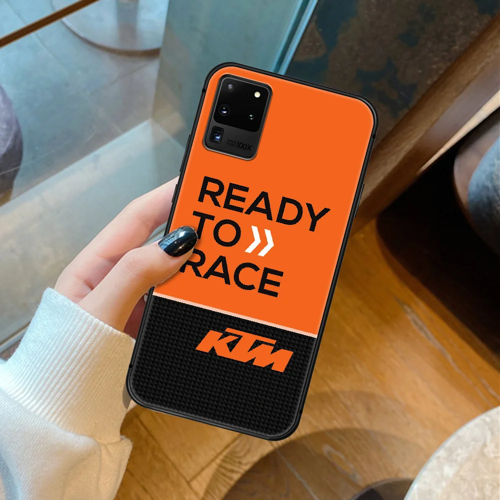 

Luxury Motorcycle KT Phone Case For Samsung Galaxy S 6 7 8 9 10 E 20 UITRA FE 21 Edge Note 8 9 10 Plus black Etui 3D Cell Trend