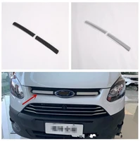 fit for ford transit 2017 tourneo custom 2016 carbon fiber style abs car front head emblem grill cover trim styling sticker