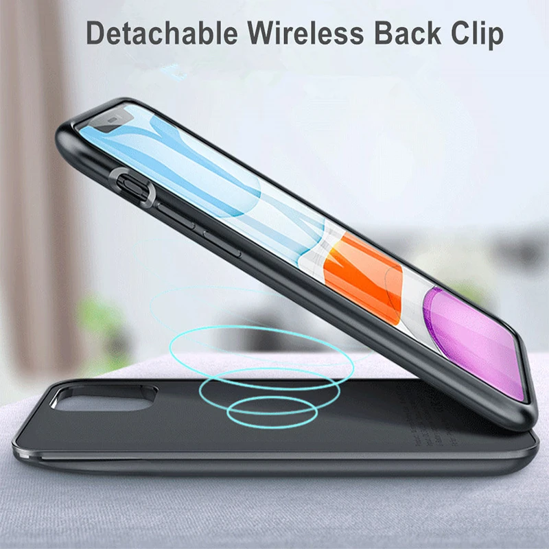 Фото Чехол-аккумулятор для Iphone 11 Pro Max 5500 мАч чехол смартфона внешний аккумулятор Чехол-аккумулятор для Iphone 11 Pro Max 5500 мАч чехол смартфона внешний аккумулятор