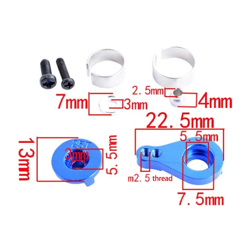 

Steering Servo Horn Arm 0033 for WLtoy 12428 12423 1/12 RC Car Crawler Short Course Truck Upgrade Part