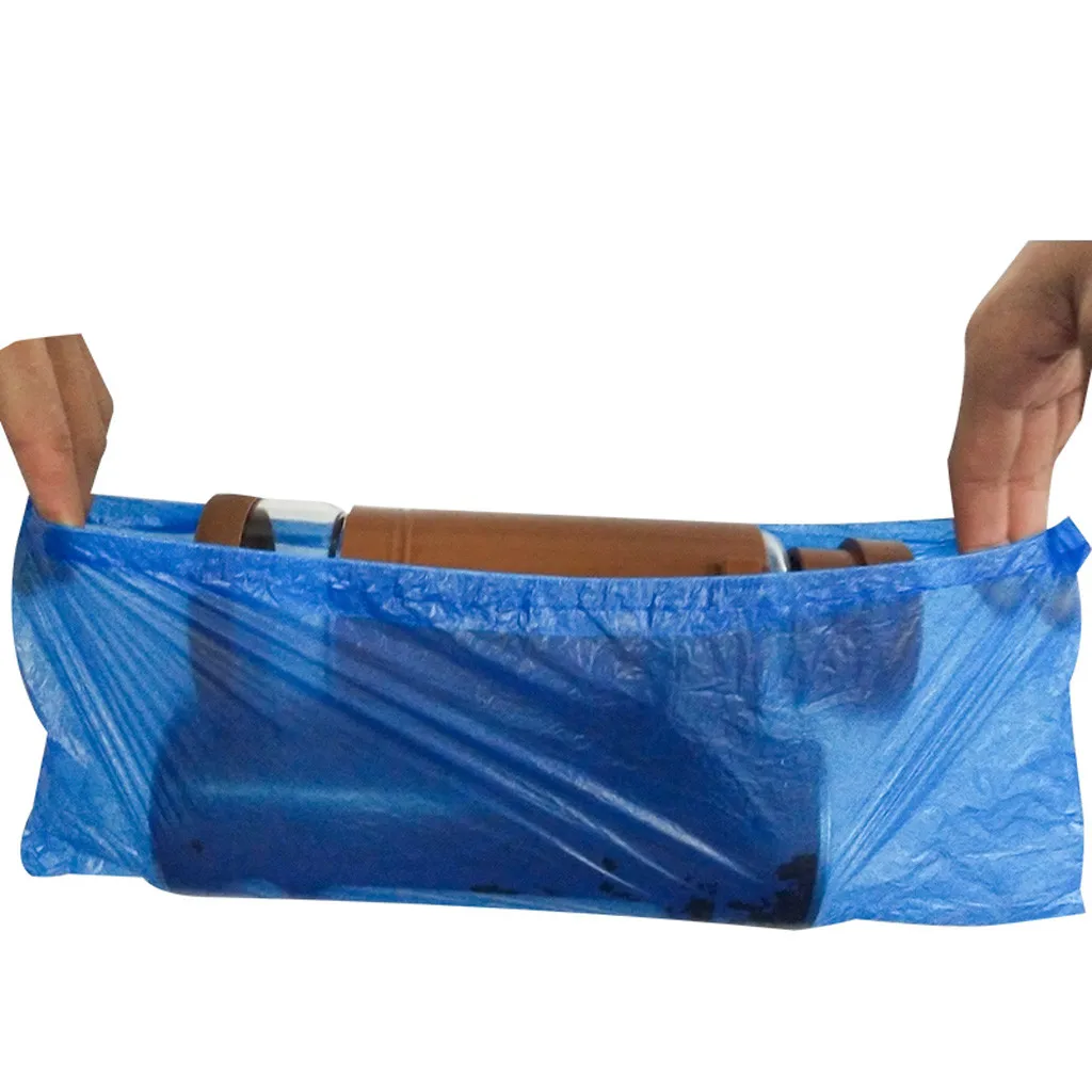 100 шт. одноразовый обувной шкаф Чехлы водонепроницаемая обувь крышка пластичный