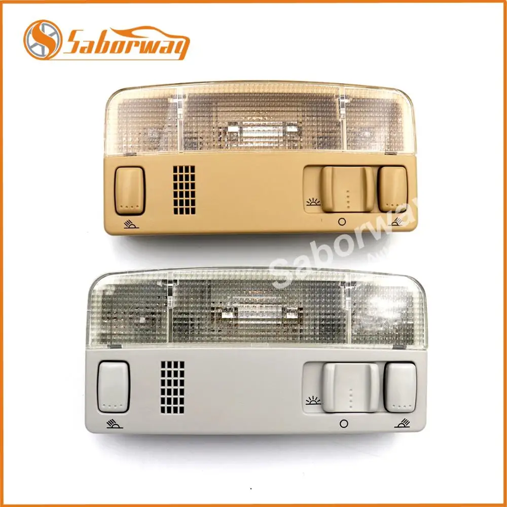 

Saborway Gray and Beige Dome Light Reading Lamp For Passat B5 Polo Touran Golf MK4 Octavia 1TD 947 105 3B0 947 105 C