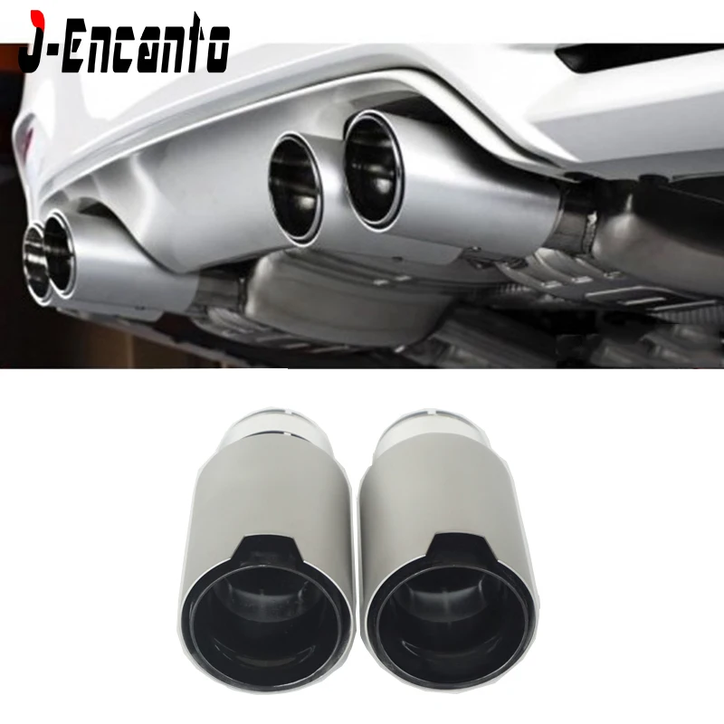 1 шт. Универсальный гоночный глушитель M черные наконечники выхлопной трубы