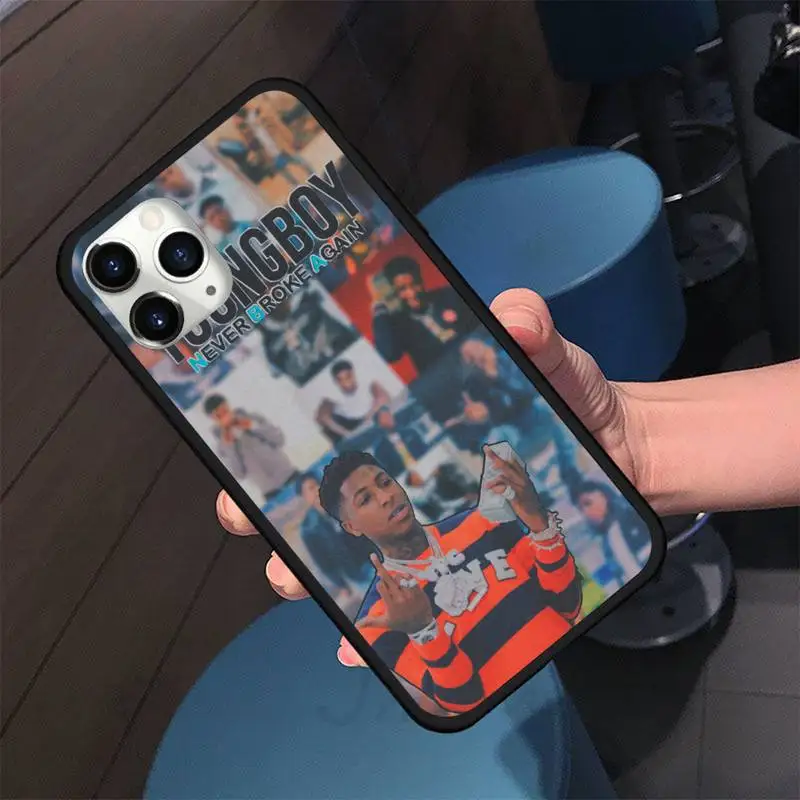 

Youngboy Never Broke Again Phone Case For iphone 5S 6S 7 8 11 12 XR XS SE Plus Pro ProMax Cover Fundas Coque