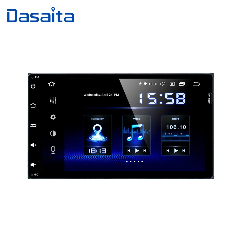 Автомобильный DVD плеер Dasaita на Android 10 с восьмиядерным процессором 4 Гб ОЗУ 64 ПЗУ для