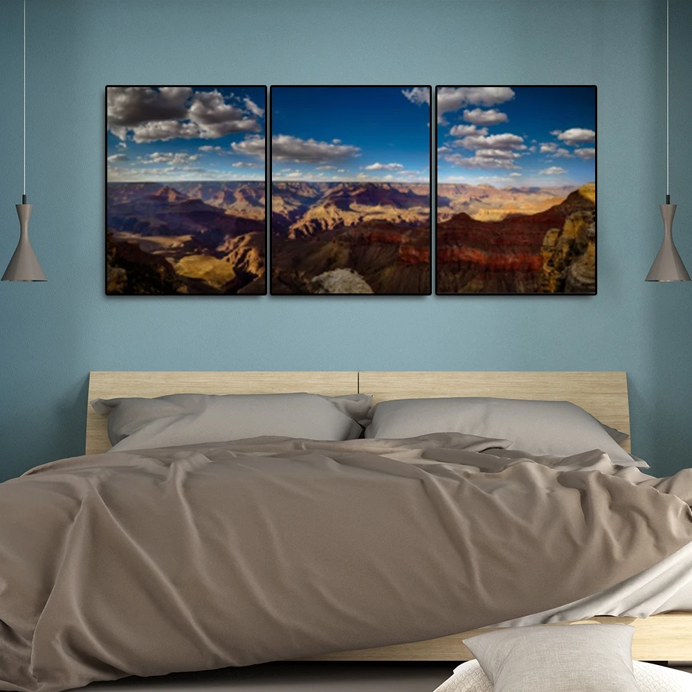 Пейзаж настенная живопись современное искусство холст плакаты голубое небо