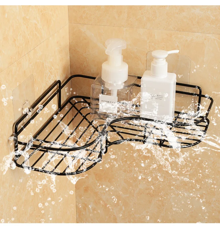 Полка органайзер из нержавеющей стали для раковины настенная Вакуумная присоска