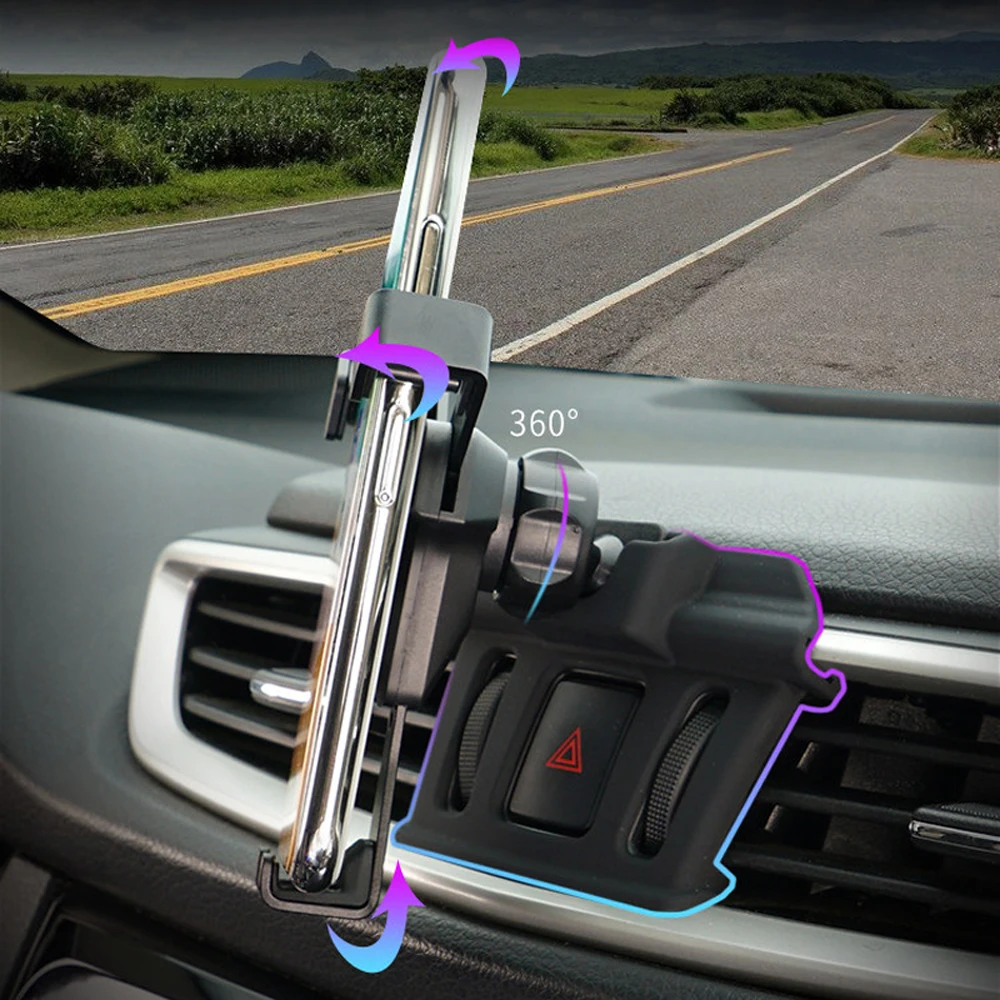 

Fit for Nissan Qashqai J11 / X-Trail T32 2014-2020 Car Accessories Gravity Phone Holder Air Vent Clip Mount Mobile Phone Stand