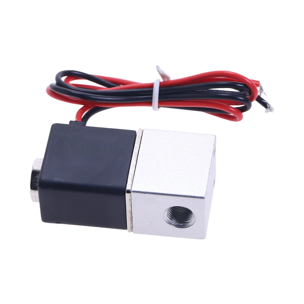 1 шт. нормально закрытый Пневматический электромагнитный клапан 12 В постоянного