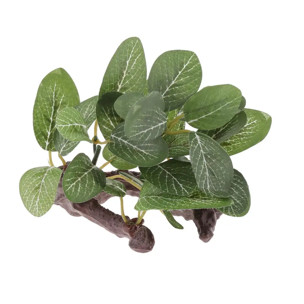 

Reptile Water Plants Decor For Bearded Dragons,Lizards,Geckos,Snake Reptile