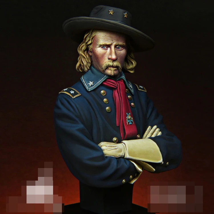 

1/12 Джордж А. Custer, 1865, модель из смолы бюст GK, история фигур, разобранный и Неокрашенный комплект