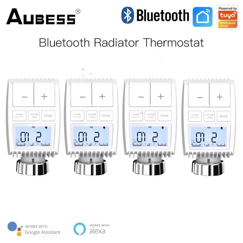 

Умный привод радиатора TRV Tuya ZigBee, программируемый термостатический клапан радиатора с регулятором температуры, голосовое управление через ...