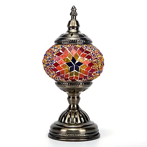 Мозаичные Лампы Ручной Турецкая мозаичная Настольная лампа с алмазной мозаики