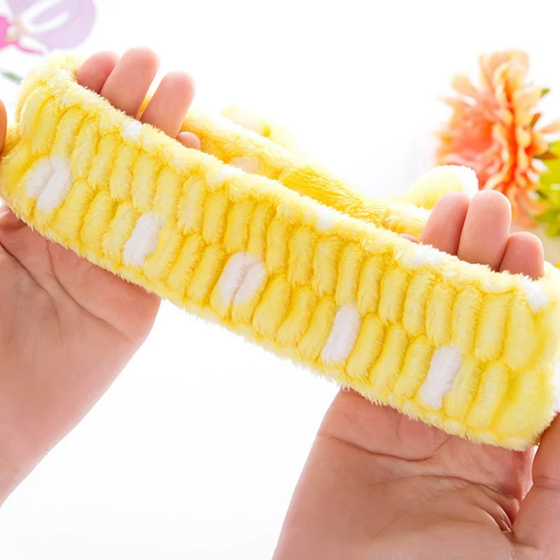 

Women Coral Fleece Bow Hair Band Solid Color Wash Face Makeup Soft Headbands Fashion Girls Turban Head Wraps Hair Accessories