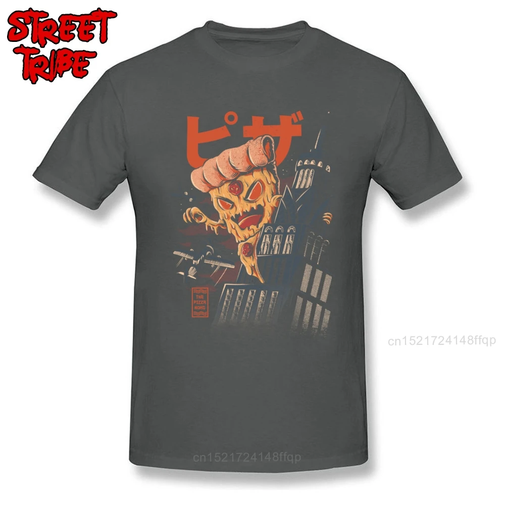 Футболка мужские футболки Crazy Pizza Kong купоны на День дурака в апреле 100% хлопковые
