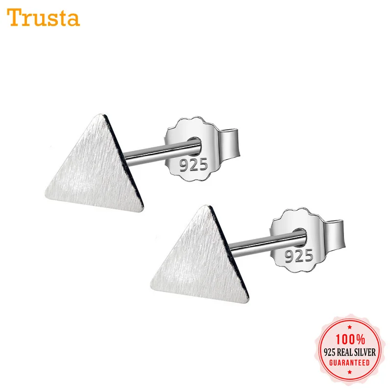 Женские мини-серьги-гвоздики Trusta модные милые миниатюрные серьги из