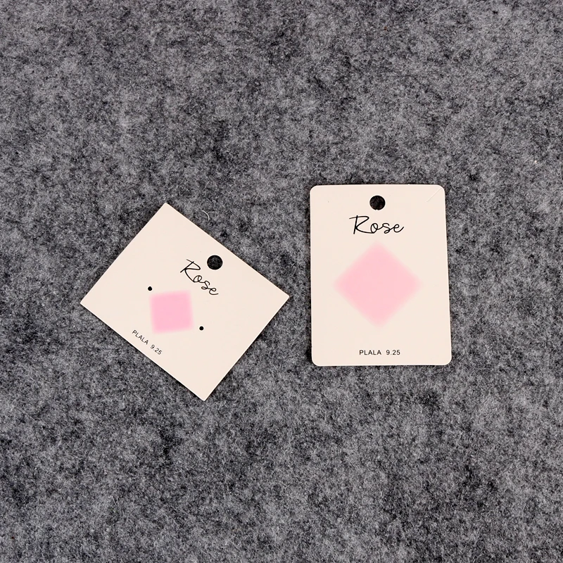 100 шт ювелирных изделий серьги Упаковка карты ожерелье дисплей бумажные 6x5 см 5x7