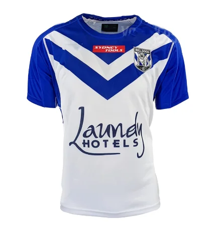 

2021 Bankstown Bulldogs Men's Replica Home Rugby Jersey Sport Shirt S-5XL