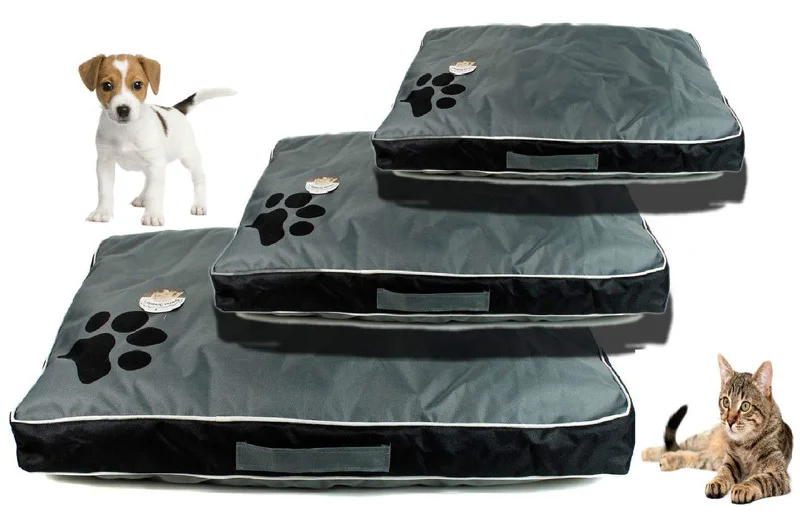 Pawstrip M/L/XL кровать для больших собак мягкая подушка для щенков кровать с рисунком лапы Лабрадор Хаски Съемная крышка кровати для домашних животных для собак кошек