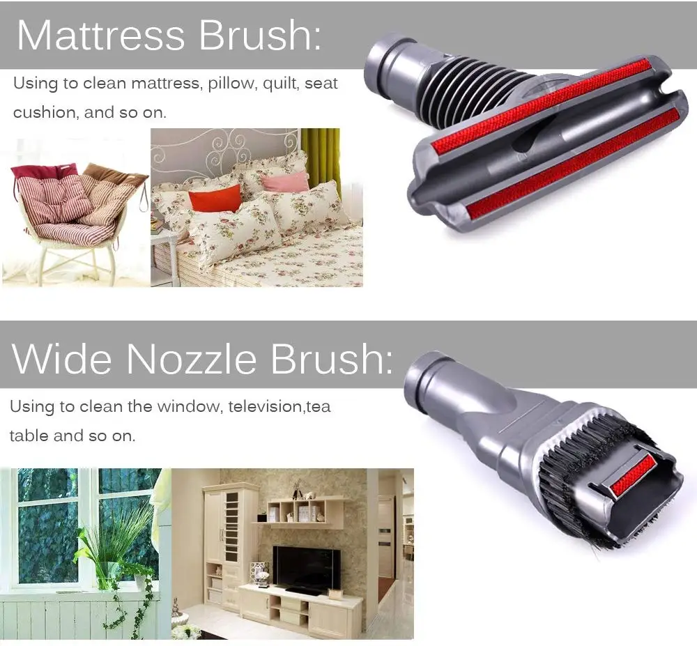 Сменные насадки для пылесоса Dyson V6 DC44 DC33 DC35 DC39 DC58 DC59 DC62 DC61|Запчасти пылесоса| |