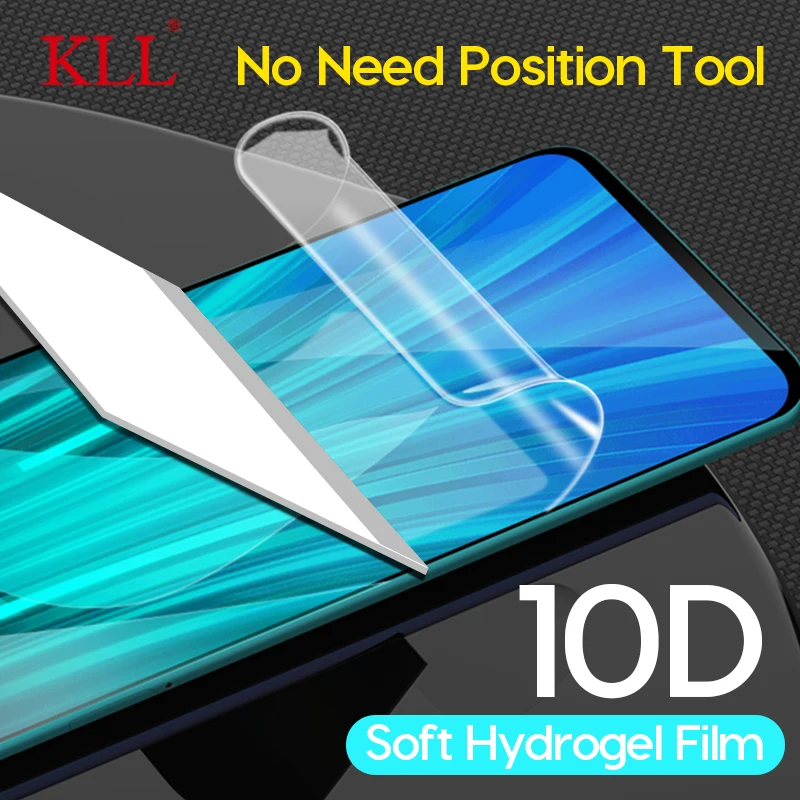 10D мягкая Гидрогелевая пленка для Xiaomi Redmi Note 8 Pro полное покрытие Защита экрана