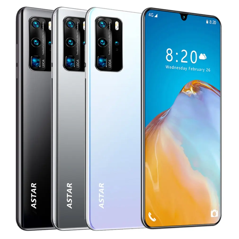 

P40 Smart 6.5 Inch HD Screen 1GB 8GB 24MP Front Camera Strong Quad Core High-performance Processor Phone