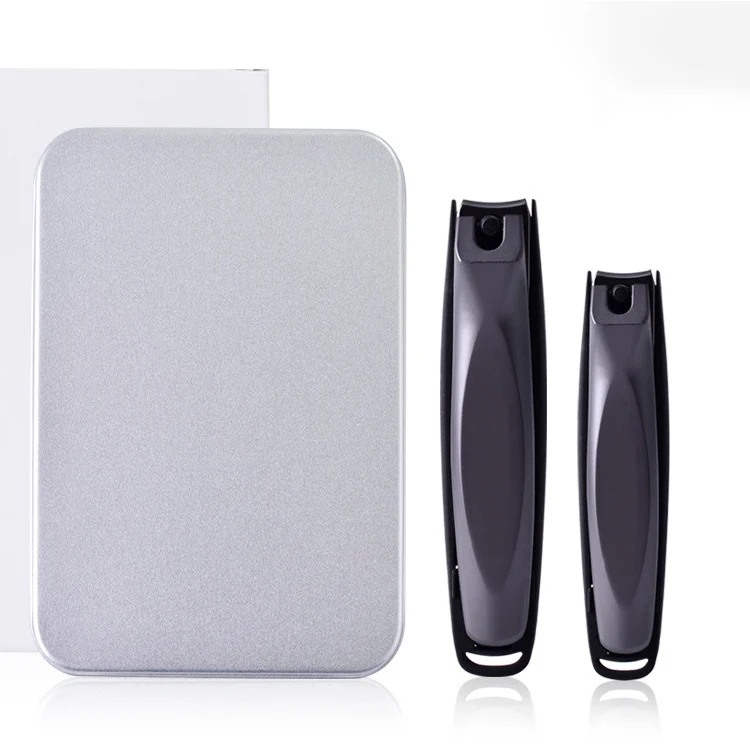 Новый Черный машинки для стрижки ногтей зеркальный Светильник Зажим кусачки