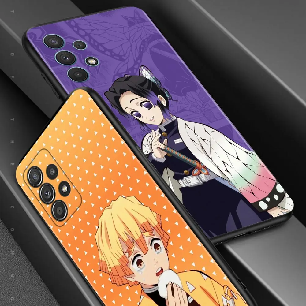 For Samsung Galaxy A51 A71 A41 A31 A11 A01 A72 A52 A42 A32 A22 A21s A02s A12 A02 Silicone Case Shell Cartoon Anime Demon Blade