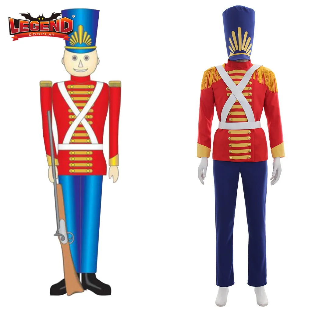 Косплей Легенда балета Музыкальный солдат Костюм Взрослый военная форма костюм