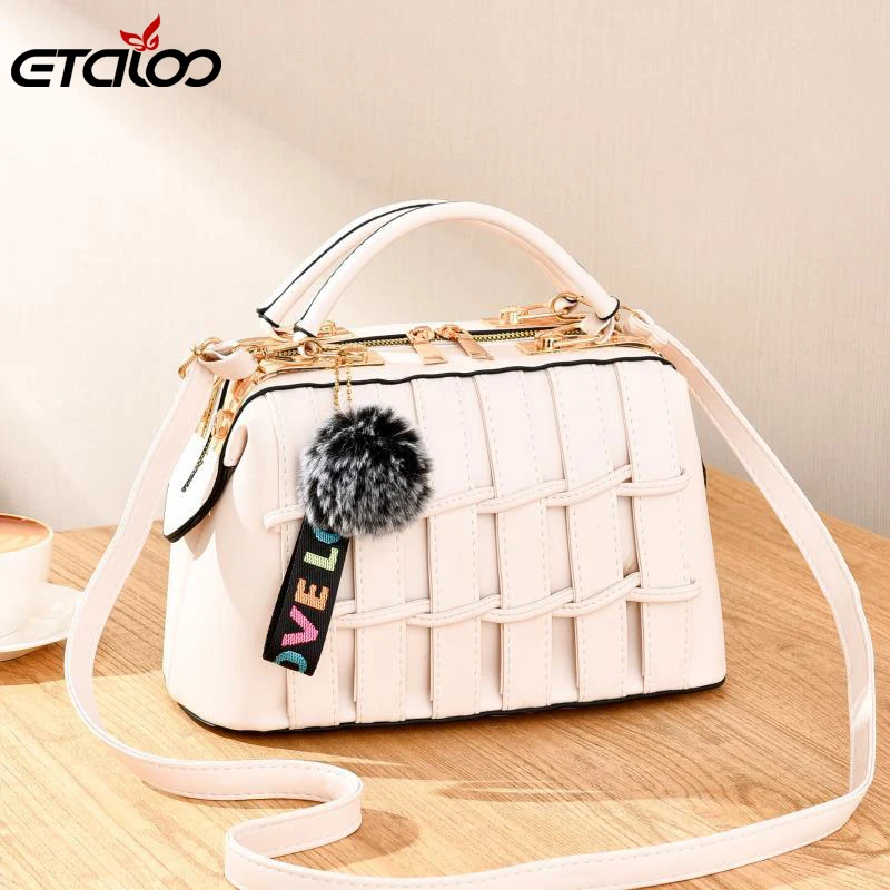 Женская сумка новинка зимы 2019 тканая трендовая женская сумка-мессенджер | Багаж и