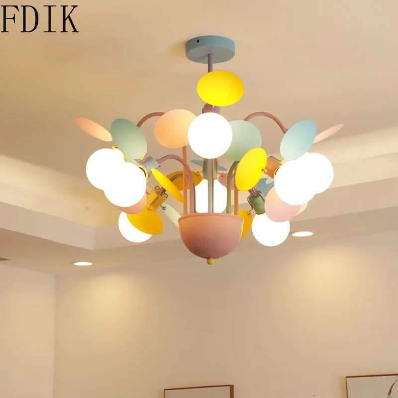 

Modern Pendant Chandeliers Ceiling Light Decorations for Children's Room Living Room Bedroom Loft Hanging Lighting LED Lamps