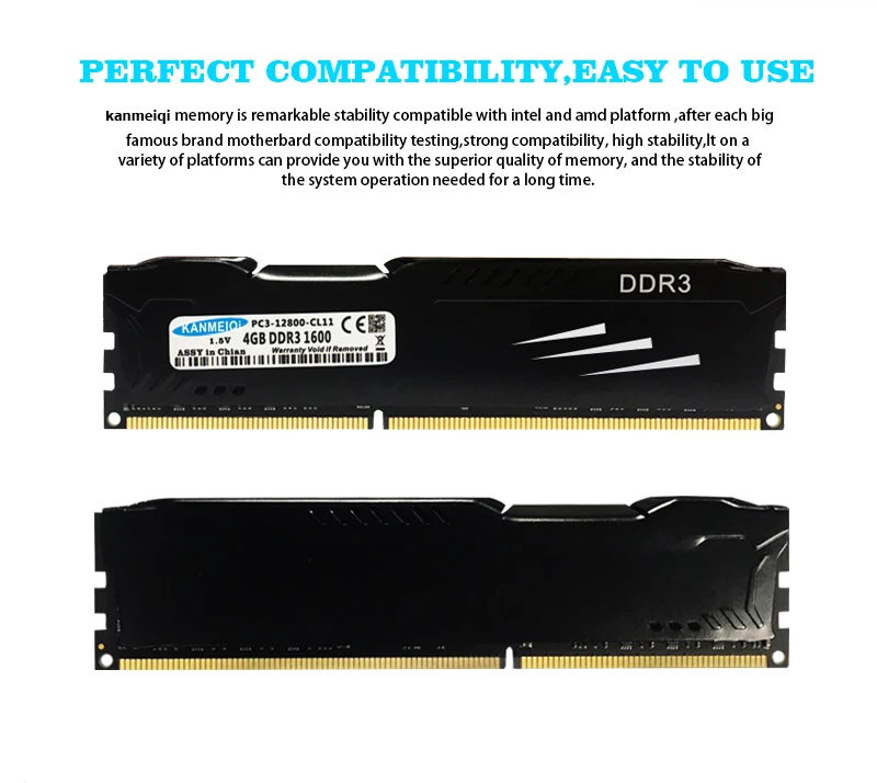 KANMEIQi DDR3 ram 8 Гб 1866 1600 настольная память с радиатором pc3 dimm 4 Гб 1333 МГц 1,5 в CL11