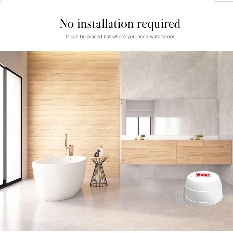 

Smart Home Alarm Tuyasmart Wifi Leak Detector Water Detector Leakage Sensor Smart Life APP Flood Alert Overflow Security Gadgets