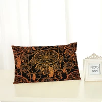 nordic feather cushions cover polyester mandala rectangular pillow case for home decor sofa throw pillows