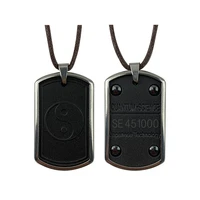 yinyang anti emf radiation protection pendant necklace bio scalar quantum energy pendants charms with negative ions