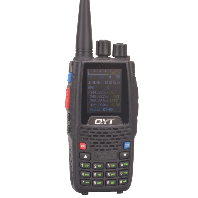Рация QYT четырехдиапазонная УКВ: 136 174 МГц 220 260 УВЧ: 400 480 350 390 цветной экран FM