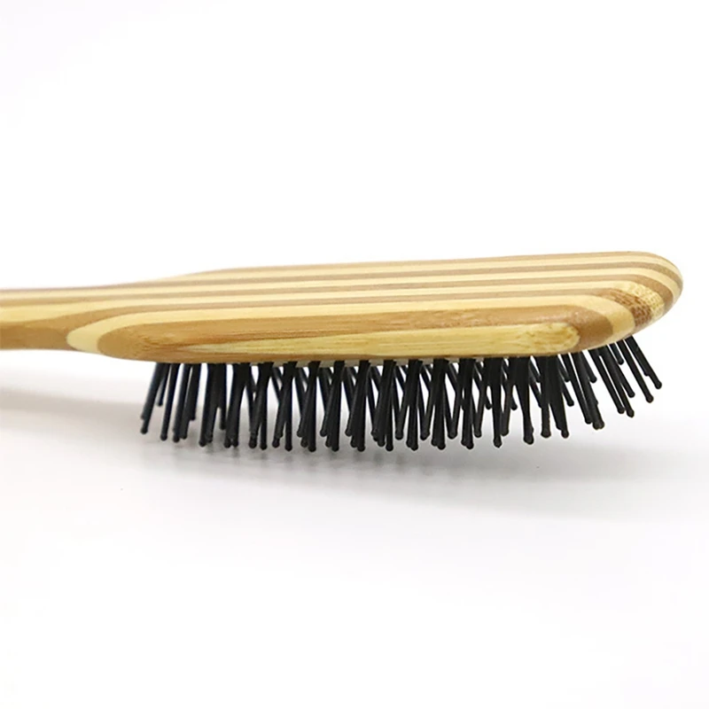 

Natural Bamboo Mini Paddle Detangling Bamboo Hair Brush Airbag Massage Scalp Comb Bamboo Cushion Anti-Static Hair Combs