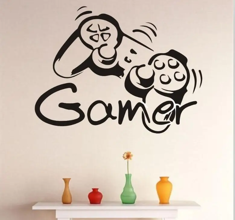 Креативные настенные Стикеры для геймеров персонализированные креативные