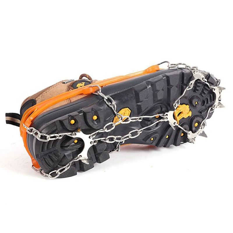 10 зуб лед снег противоскольжения бахилы скалолазание судороги нержавеющая сталь