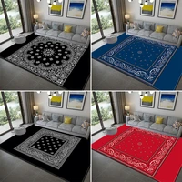 bandana pattern carpet non slip washable rugs 3d print area rugs home runner rug carpet for bedroom livingroom dorm doormats