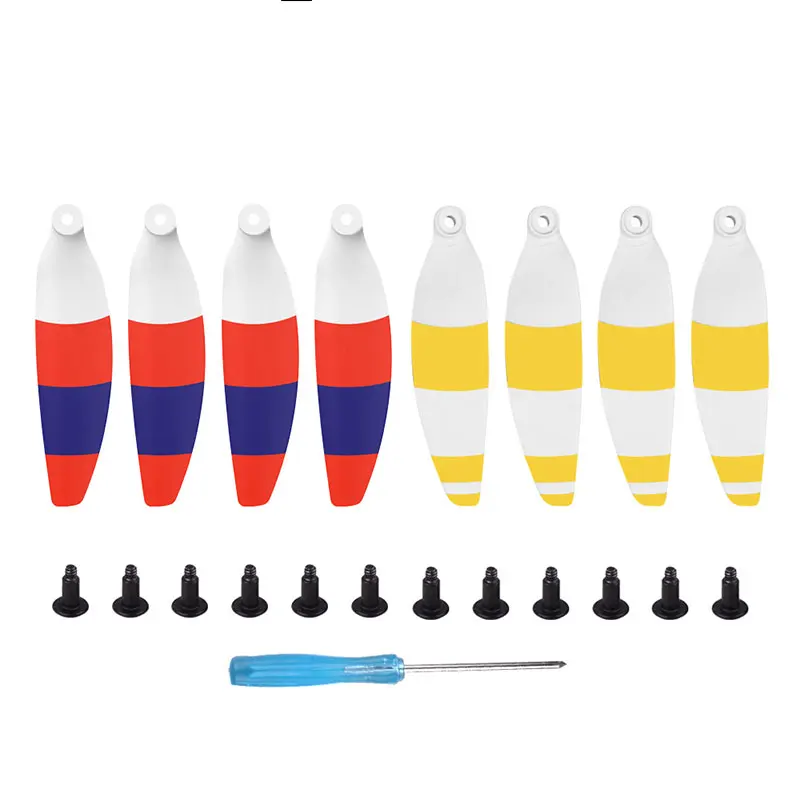 4 colour 4 Yellow 4/8 шт. 4726F Quick Release Propeller лезвия складной низкая Шум пропеллеры для DJI Mavic мини дрона с дистанционным управлением Цвет замена аксессуар - Цвет: 4 colour 4 Yellow