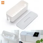 Новый шнур питания Xiaomi, коробка для хранения, Пылезащитная изоляция, охлаждающее отверстие, полоса, штепсельная вилка, базовая завязывающая коробка, домашние инструменты для хранения